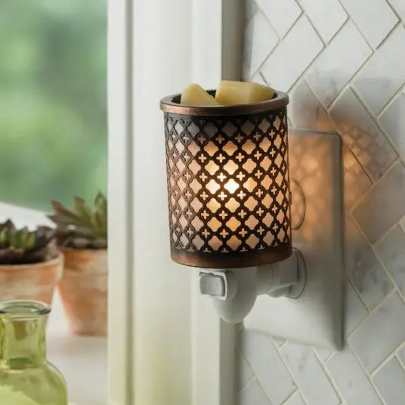 Moroccan Metal Pluggable Fragrance Warmer