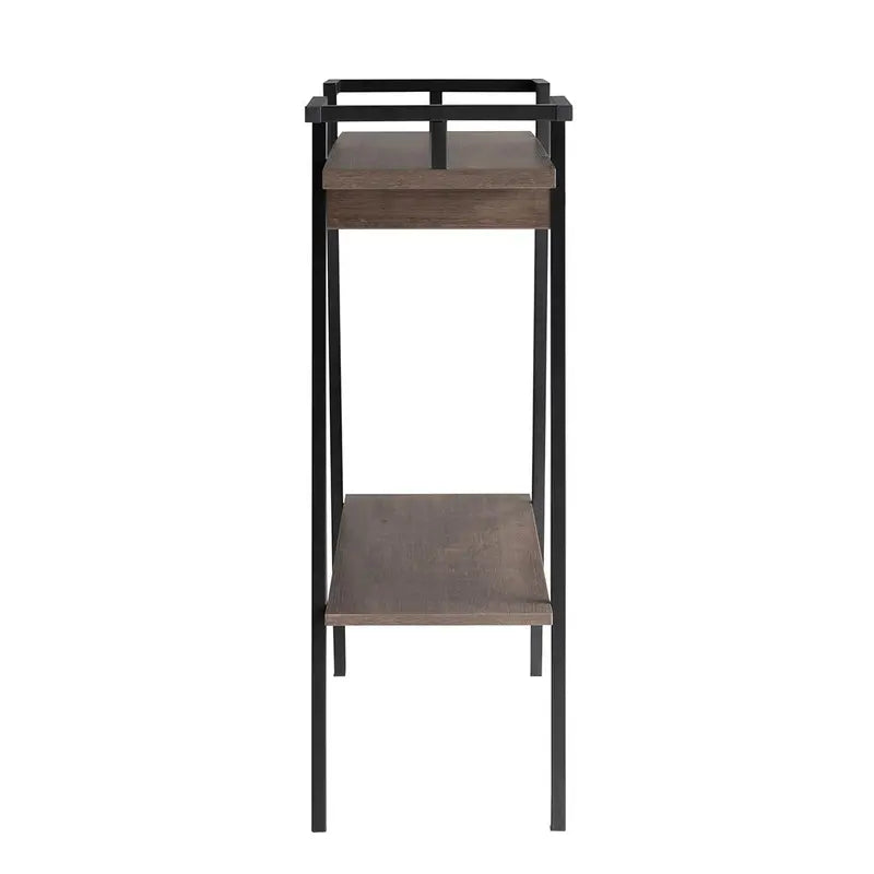 24/7 Shop at Home Yetta Farmhouse Metal 1-Shelf Console Table for Living, Hallway, Bedroom, Dressing Room