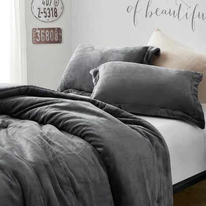 Coma Inducer Oversized Comforter - the Original Plush - Steel Gray