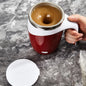 Automatic Magnetic Stirring Coffee Mug, Electric Stainless Steel Self Mixing Coffee Tumbler, Rotating Home Kitchen Office Travel Mixing Cup, Fathers Day Gift【Hand Wash Only Avoid Washing USB Port】