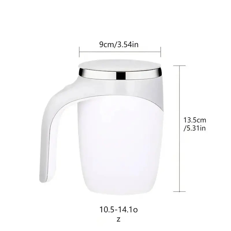 Automatic Magnetic Stirring Coffee Mug, Electric Stainless Steel Self Mixing Coffee Tumbler, Rotating Home Kitchen Office Travel Mixing Cup, Fathers Day Gift【Hand Wash Only Avoid Washing USB Port】