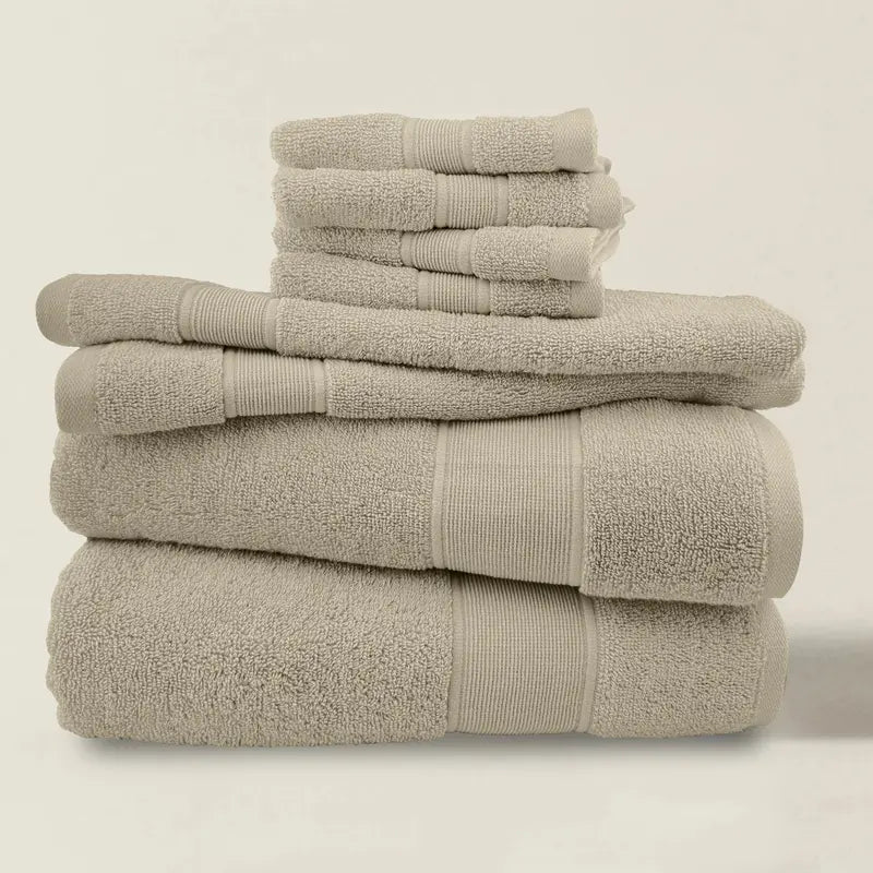 8-Pack Luxury Bath Towel Set