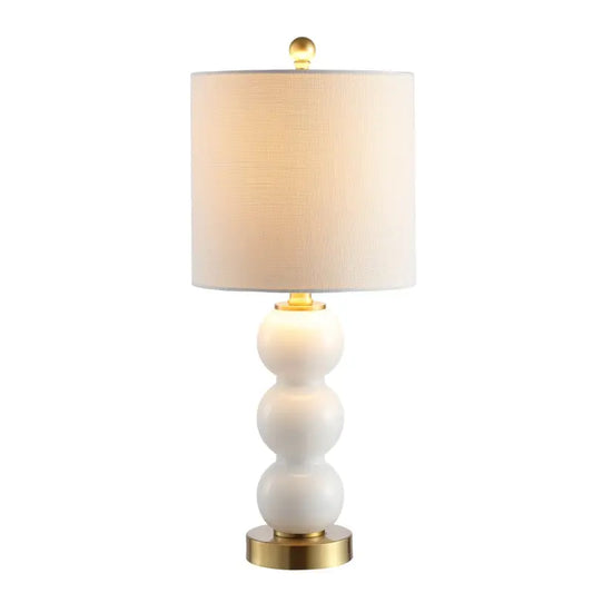 February 21" Glass/Metal LED Table Lamp