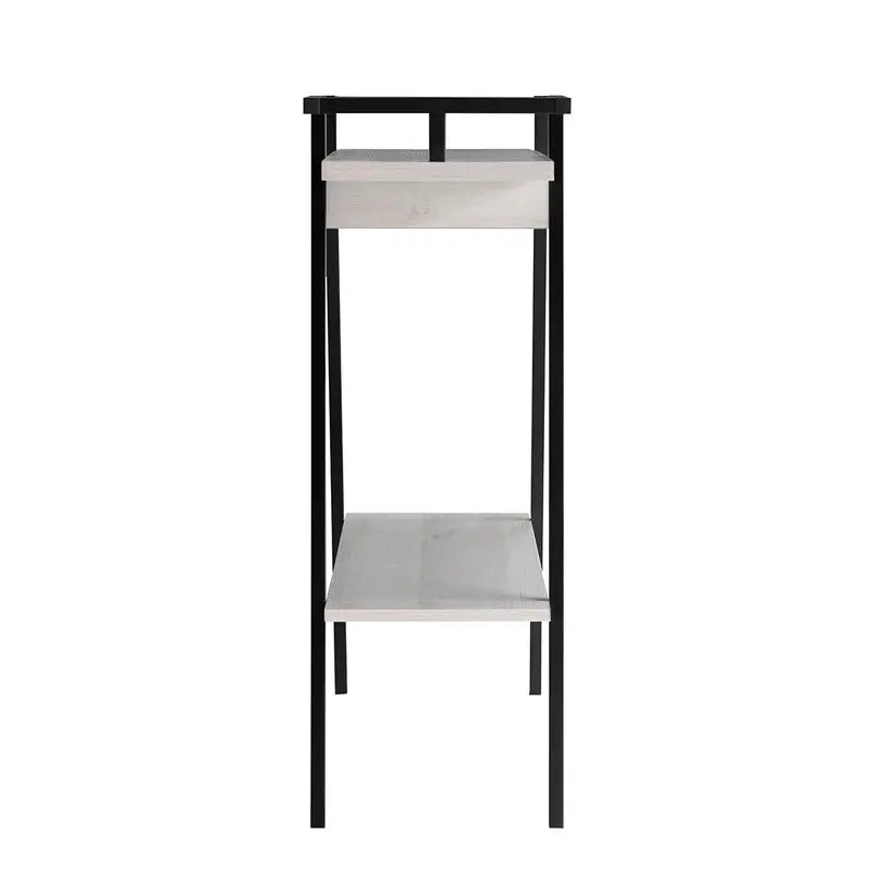 24/7 Shop at Home Yetta Farmhouse Metal 1-Shelf Console Table for Living, Hallway, Bedroom, Dressing Room