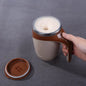 Automatic Magnetic Stirring Coffee Mug, Electric Stainless Steel Self Mixing Coffee Tumbler, Rotating Home Kitchen Office Travel Mixing Cup, Fathers Day Gift【Hand Wash Only Avoid Washing USB Port】