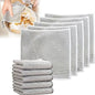 5 Pcs Multipurpose Wire Miracle Cleaning Cloths,Wire Dishwashing Rags, Magnifying Wire Dishwashing Rags，Wet and Dry Scrubs,Non-Stick Wipes, Kitchen and Bathroom Cleaning Towels,Microfiber Cleaning Cloth for Metal, Kitchen, Dishes