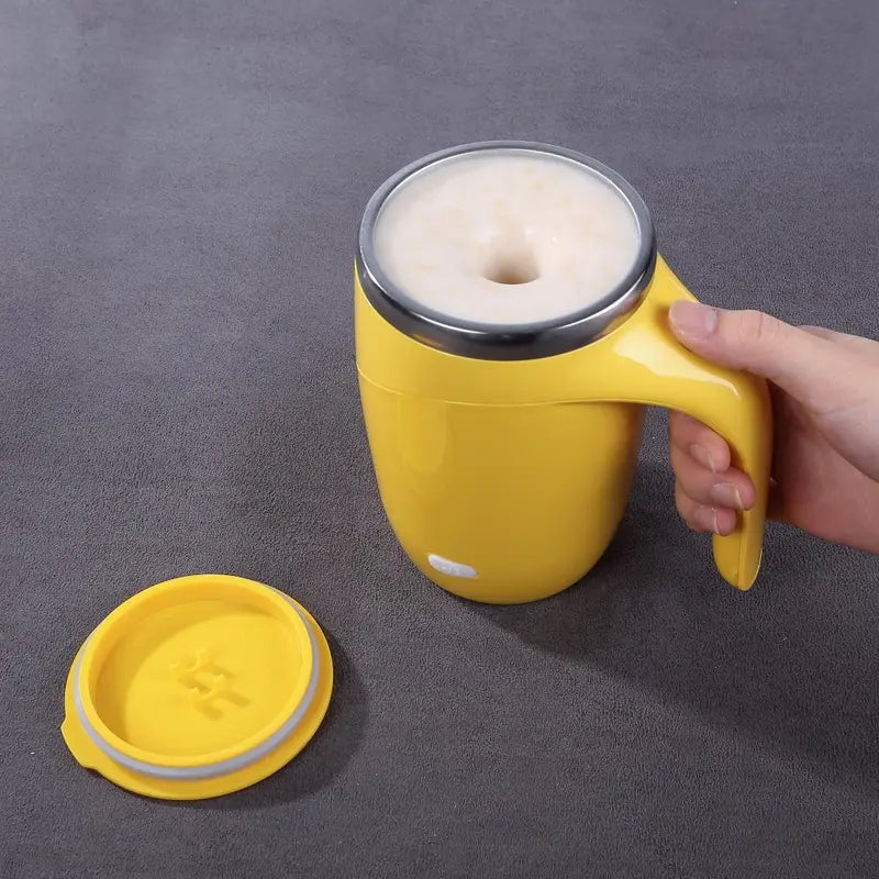 Automatic Magnetic Stirring Coffee Mug, Electric Stainless Steel Self Mixing Coffee Tumbler, Rotating Home Kitchen Office Travel Mixing Cup, Fathers Day Gift【Hand Wash Only Avoid Washing USB Port】