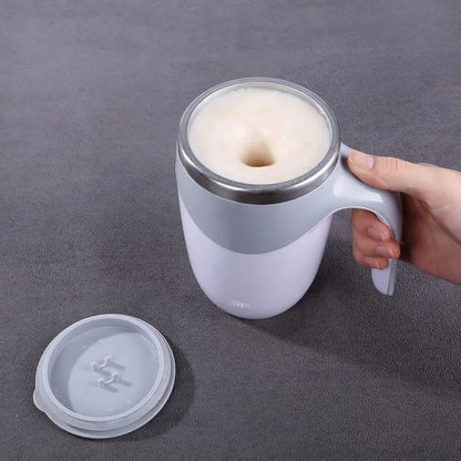 Automatic Magnetic Stirring Coffee Mug, Electric Stainless Steel Self Mixing Coffee Tumbler, Rotating Home Kitchen Office Travel Mixing Cup, Fathers Day Gift【Hand Wash Only Avoid Washing USB Port】